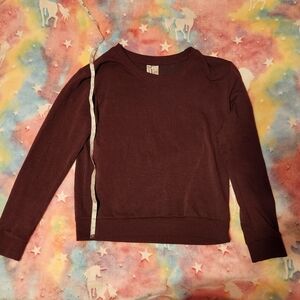 H&M Deep Burgundy Crew Neck Sweater